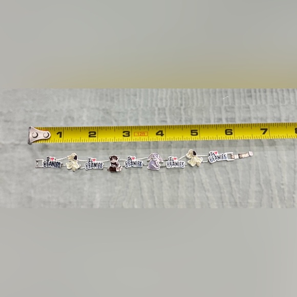 1990s Vintage “I 🩷 BEANIES” Kids Bracelet - Picture 6 of 6